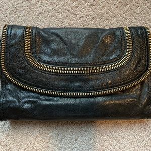 MK zip clutch/chain shoulder bag